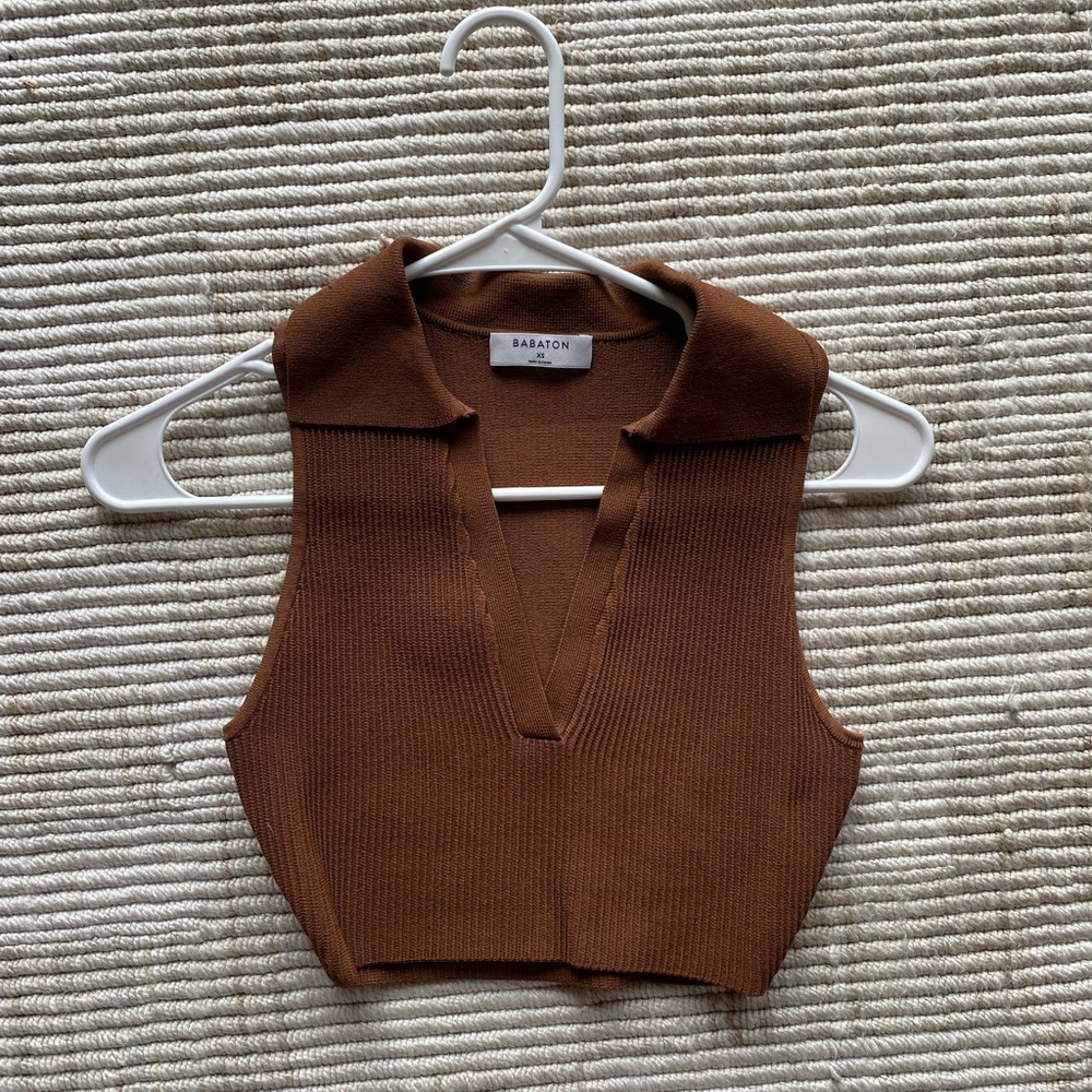 Aritzia Brown Tank Top